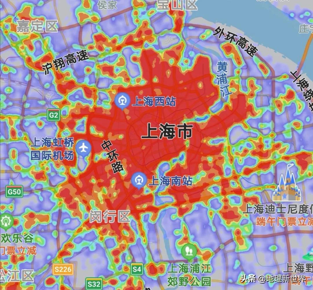 上海地區(qū)分布圖最新